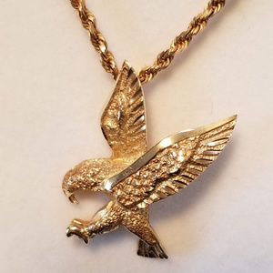 14kt Yellow Gold Eagle Pendant 3.7 grams
